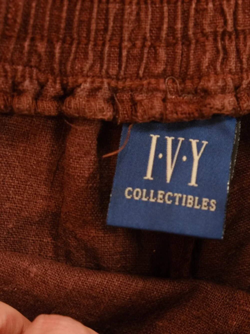Vintage I.V.Y. Collectables Linen Set | 100% Linen | Matching Pants & Button-Up